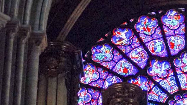 (photo shows west rose window and facade of the grand orgue of Notre-Dame de Paris).

Its mighty sound mirrors the celestial,
Piercing the silence with a thousand colors of light,
Reminding us once again, at this time of year,
That God's love has visited this earth, this night.